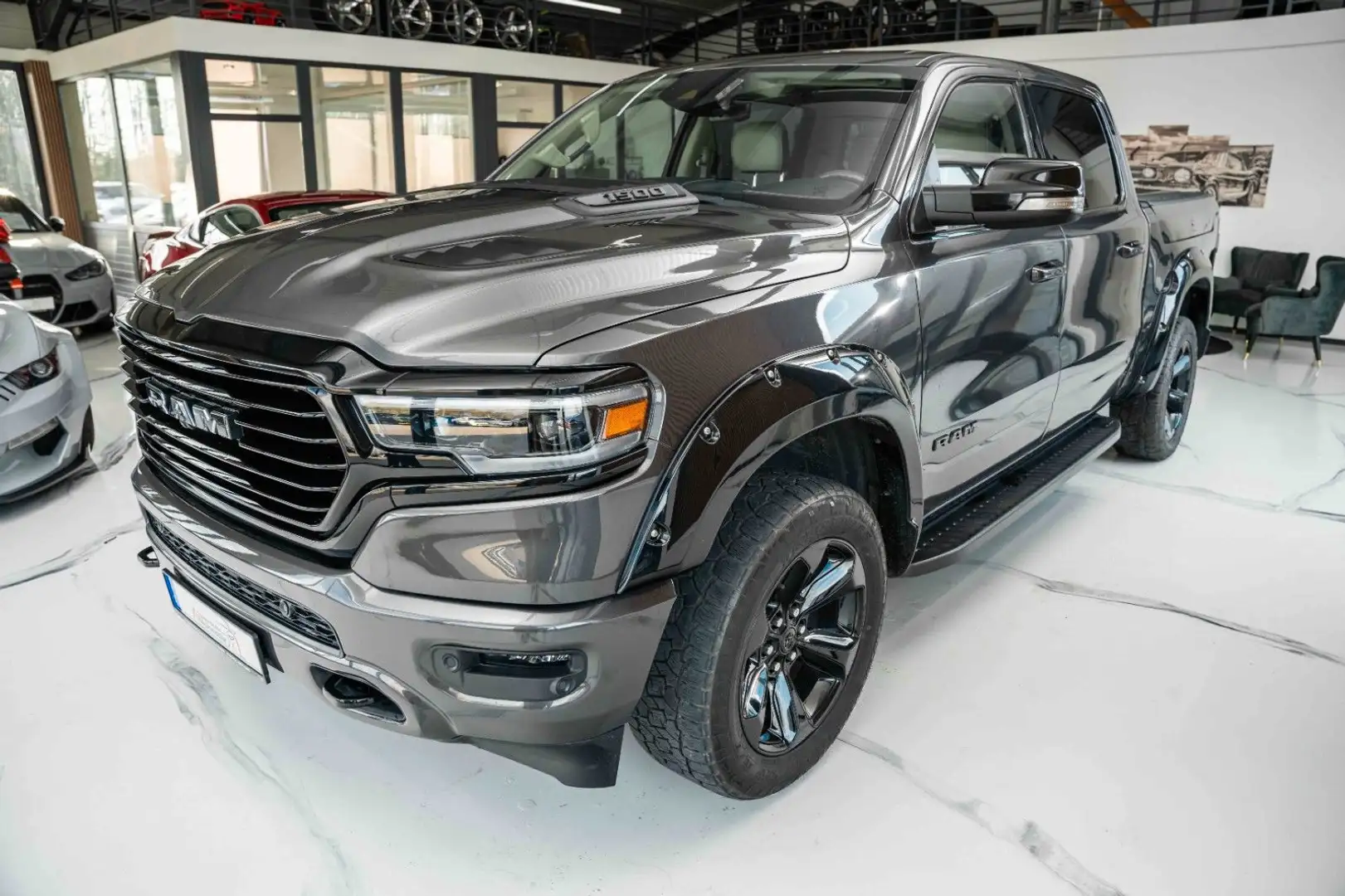 Dodge RAM 5,7 Hemi LIMITED BRC GAS PANO LED VOLL Gris - 1