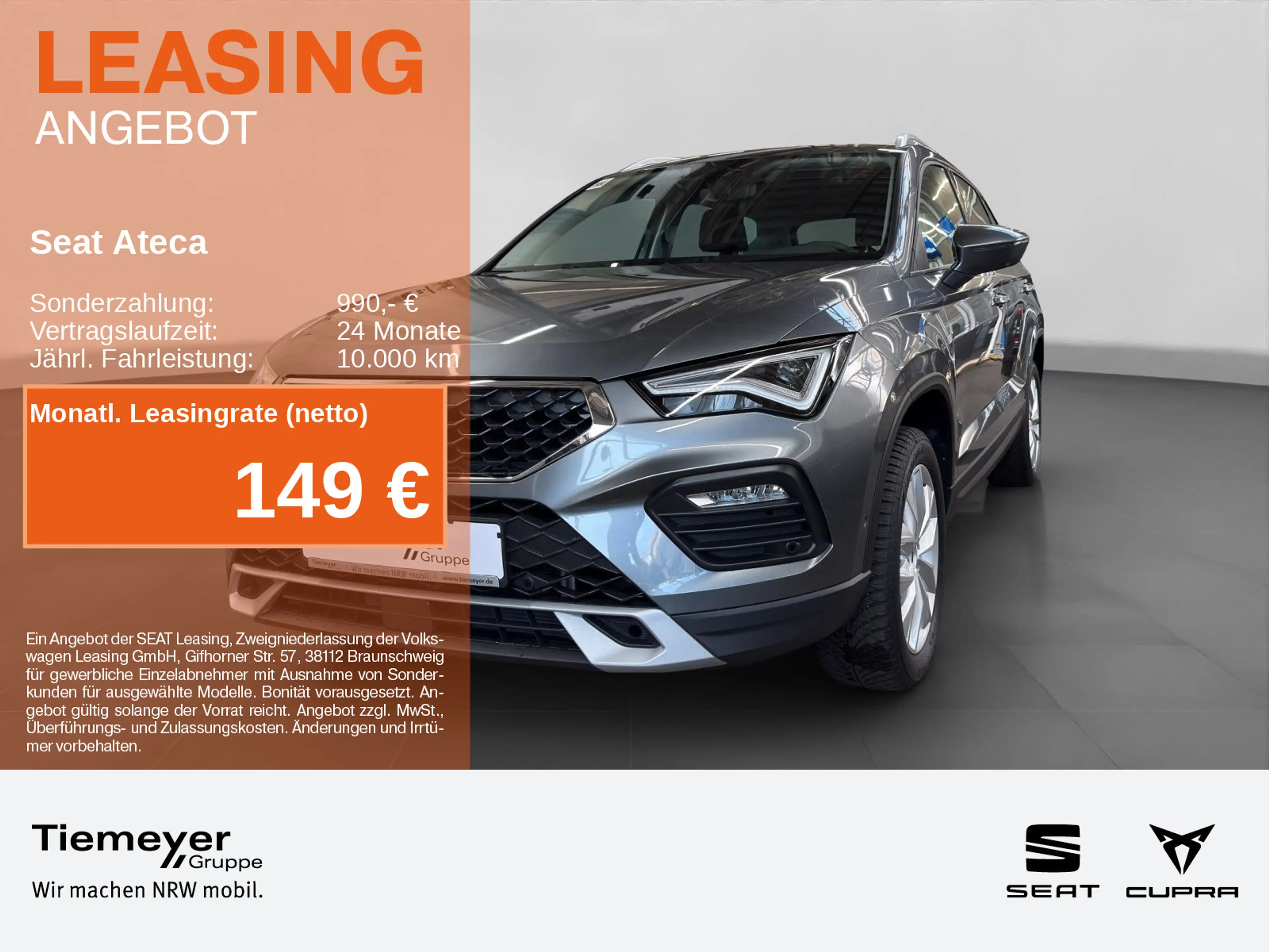 SEAT Ateca 1.5 TSI DSG STYLE ROAD EDITION REAR VIEW A