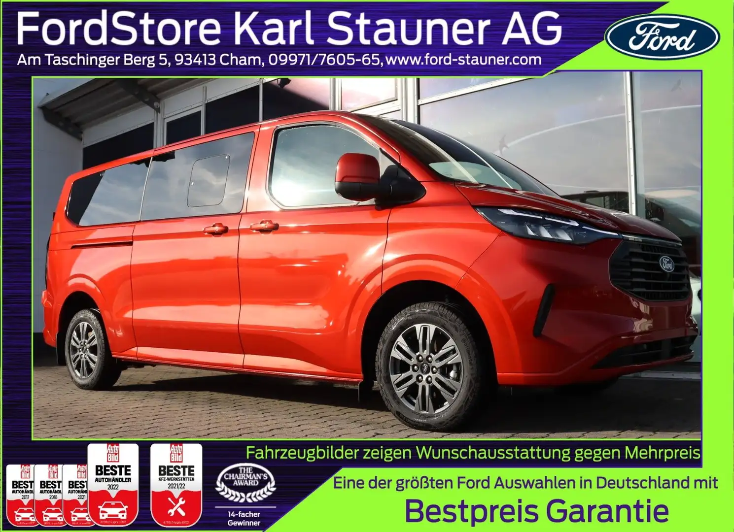Ford Transit Custom Kombi Limited PHEV 340 L1 0,0%FIN Blanco - 1