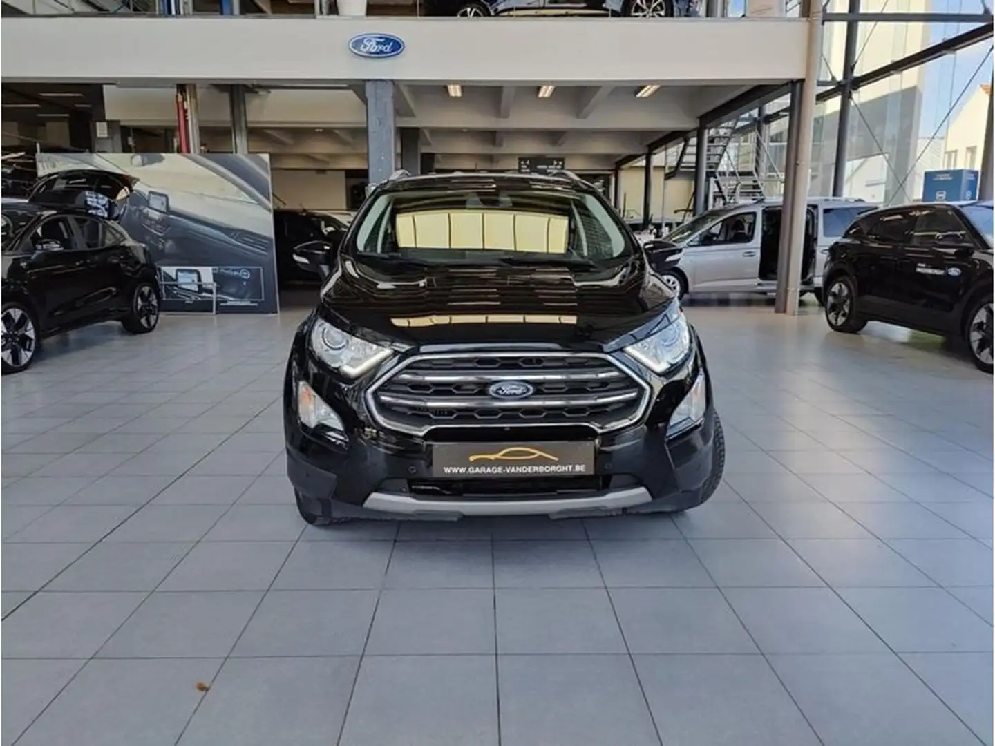 Ford EcoSport TITANIUM BENZINE 140PK-LEDER- 36000KM!!!! Чёрный - 2