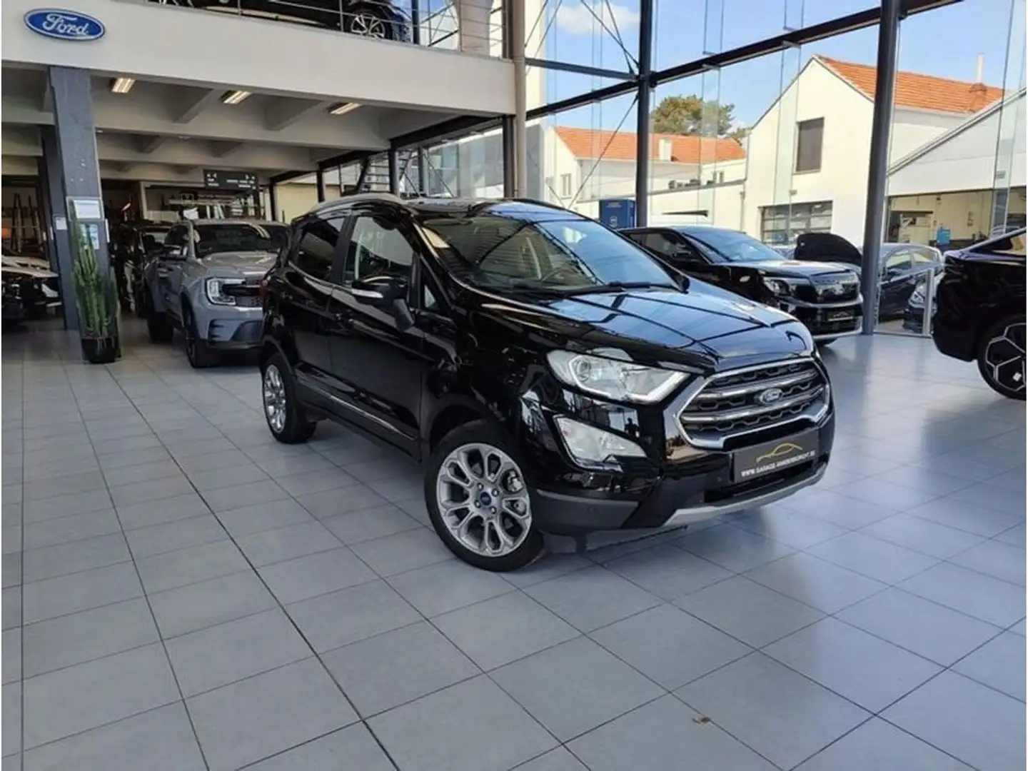 Ford EcoSport TITANIUM BENZINE 140PK-LEDER- 36000KM!!!! Чёрный - 1