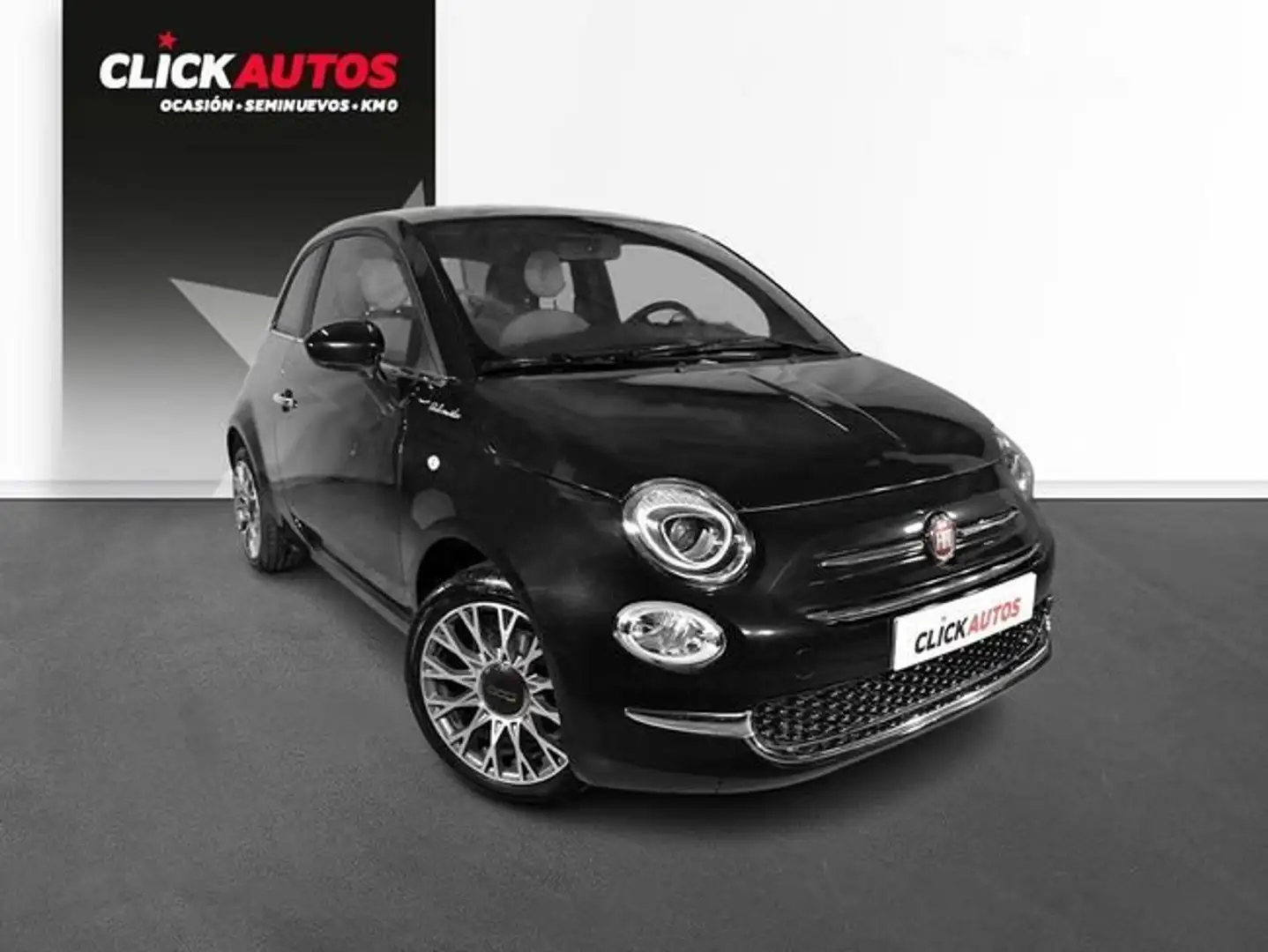 Fiat 500 1.0 Hybrid 70CV Dolcevita Negro - 2