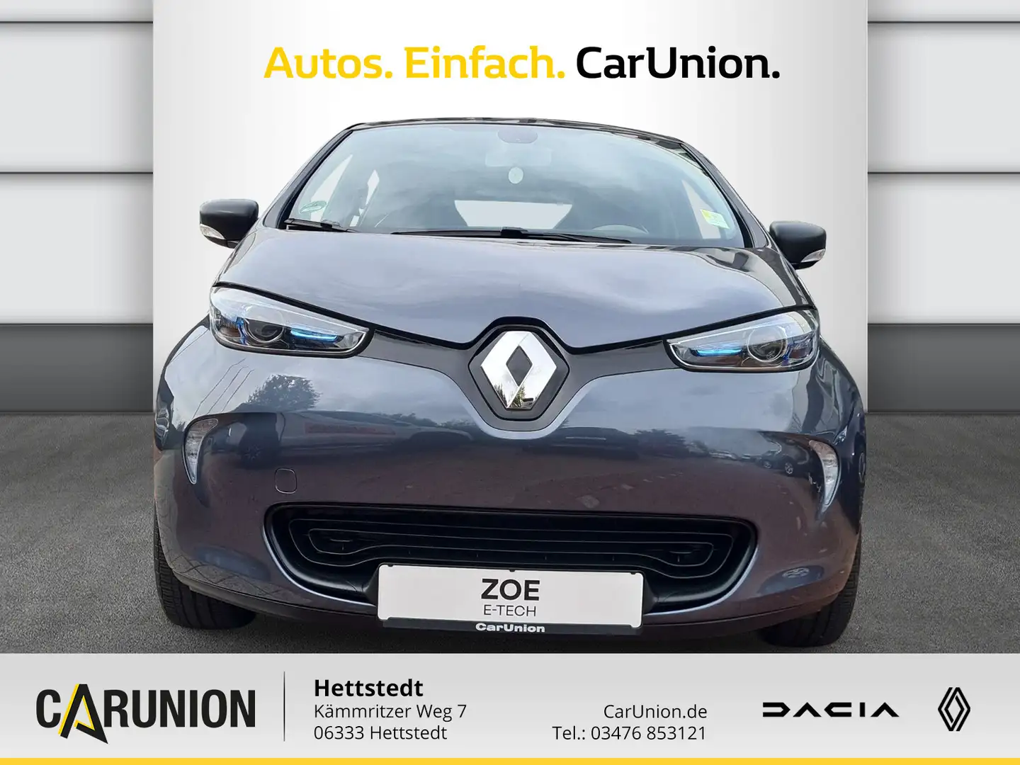Renault ZOE LIFE inklusive Batterie Z.E. 40 Paket Navi + PDC Grau - 2