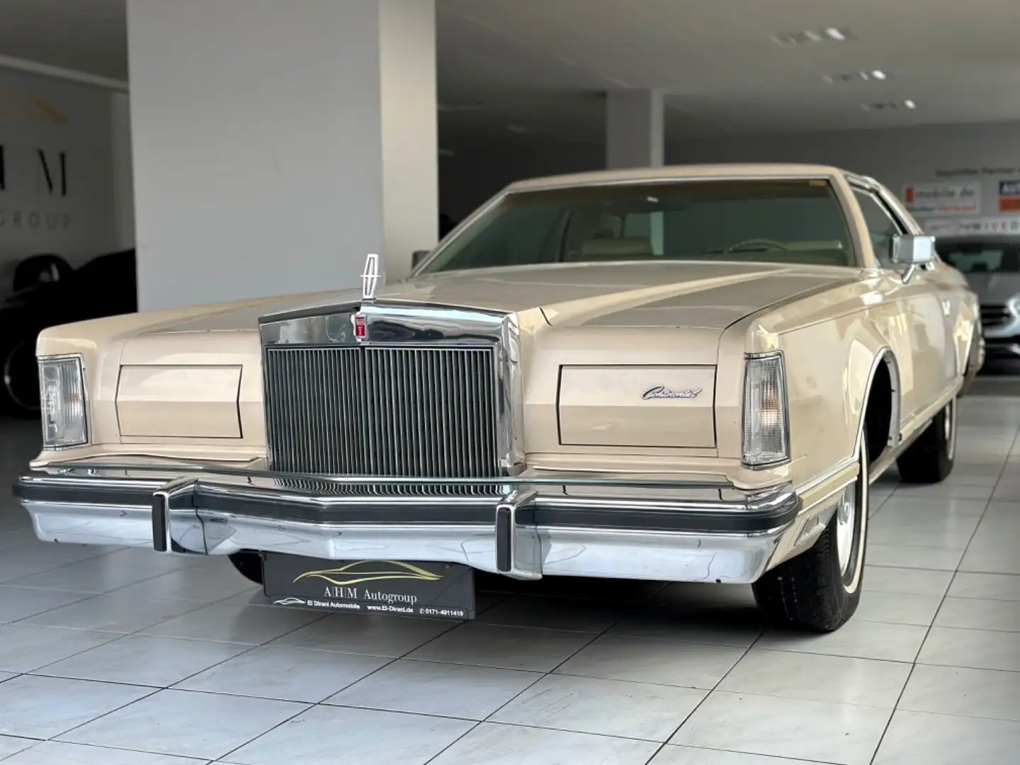 Lincoln Continental Mark V Cartier Designer/dt. Papiere/ Beige - 1