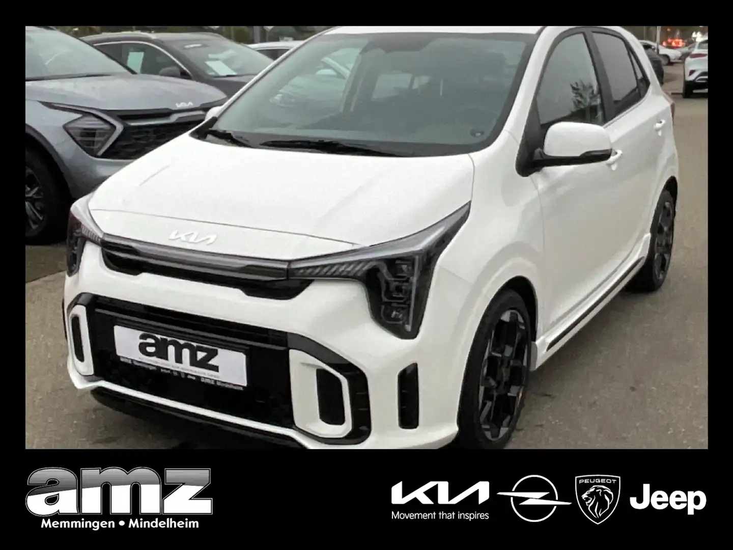 Kia Picanto 1.2 GT-Line LM KlimaA Leder Navi KAM Weiß - 1