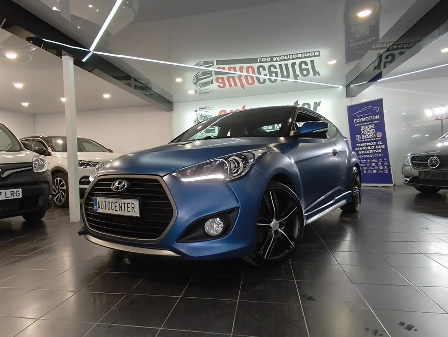 Hyundai VELOSTER 1.6 TGDI Turbo Azul - 1