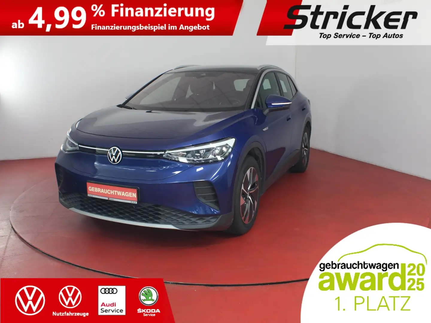 Volkswagen ID.4 Pro Performance 150/77 259,-ohne Anzahlung Navi A Blau - 2