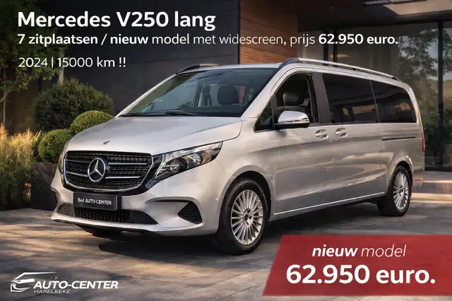 Mercedes-Benz V 250 Nieuw model widescreen 7 plaatsen trekhaak