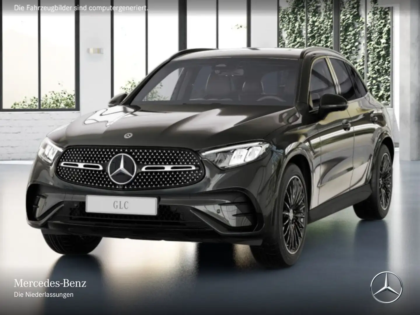 Mercedes-Benz GLC 220 d 4M AMG+NIGHT+360+AHK+LED+TOTW+KEYLESS+9G Grau - 2