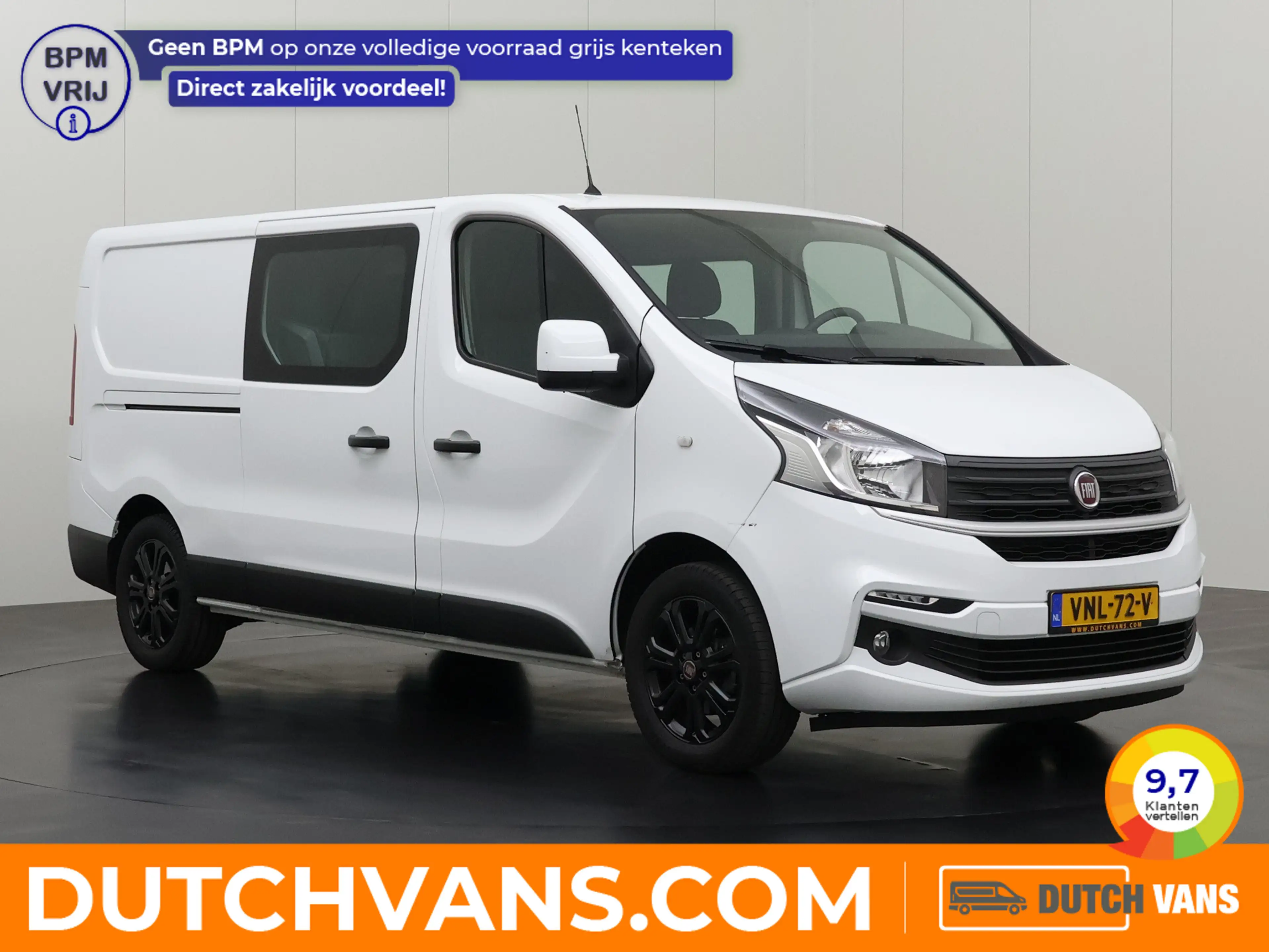 Fiat Talento 2.0MultiJet 145PK Lang Dubbele Cabine 6-Persoons |