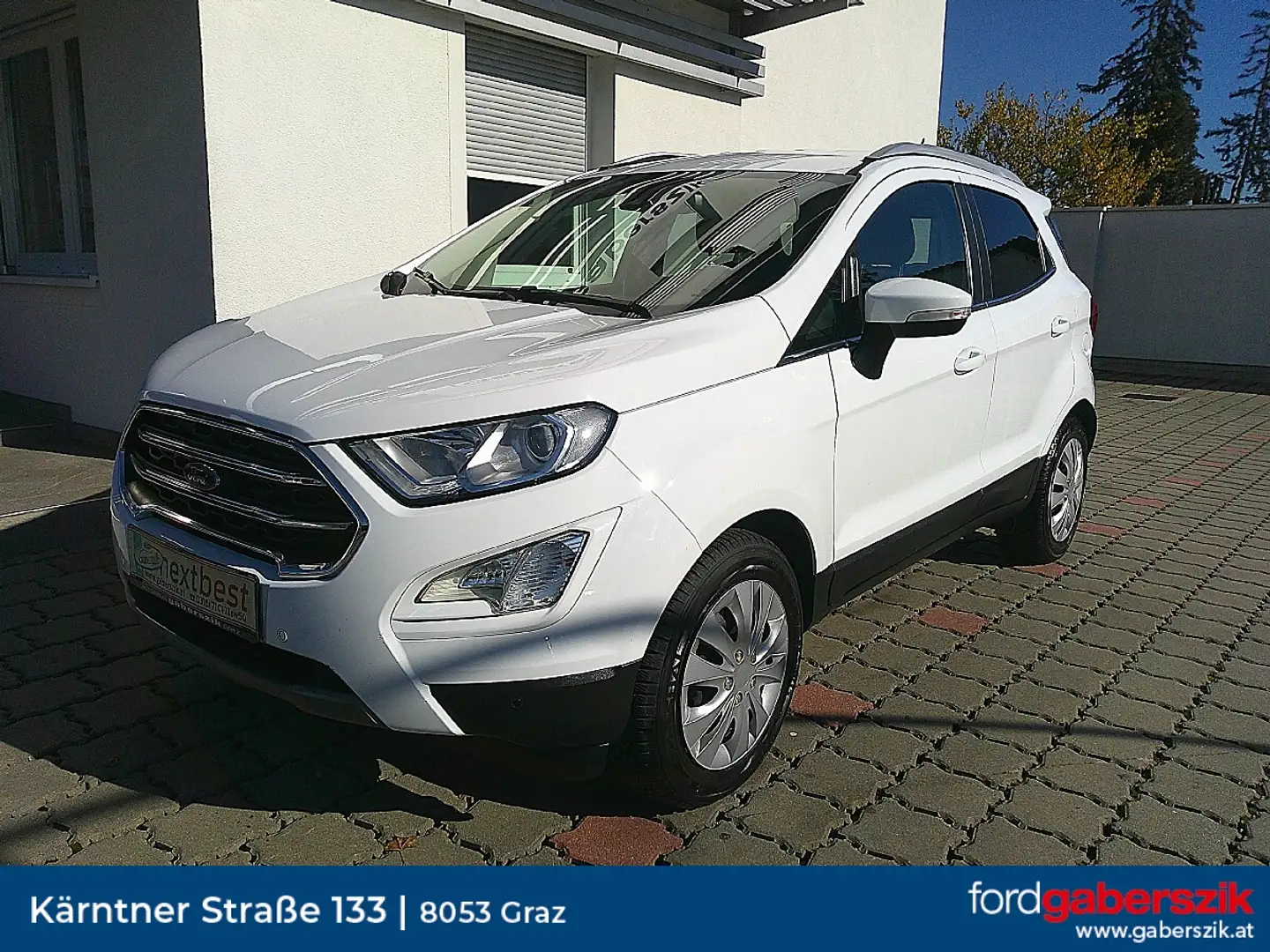 Ford EcoSport 1,0 EcoBoost Titanium Weiß - 1