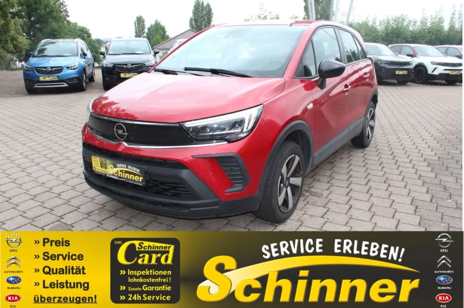 Opel Crossland 1.2 Automatik Edition Rouge - 1