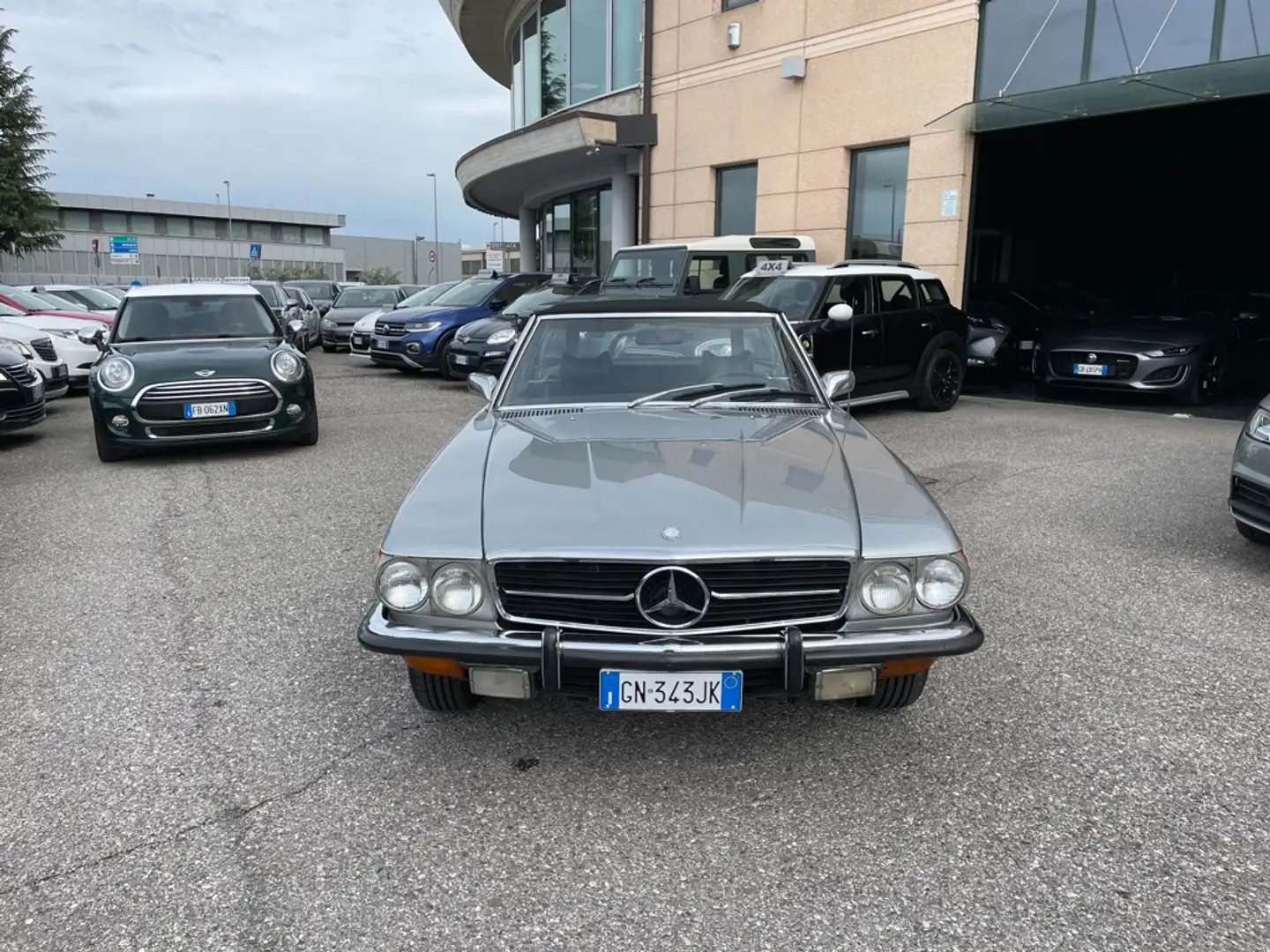 Mercedes-Benz SL 450 AUT R107 ROADSTER EX USA TARGA ITALIANA HARDTOP Argintiu - 2