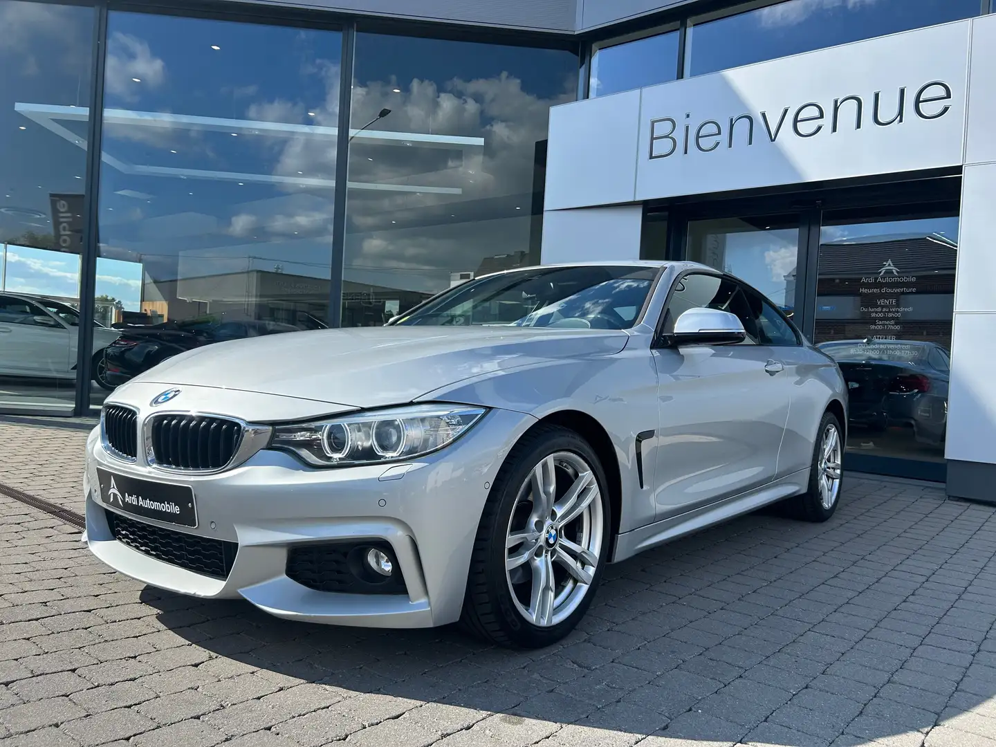 BMW 420 Coupé xDRIVE *GARANTIE*PACK M*1ER PROP*GPS PRO* Argent - 1