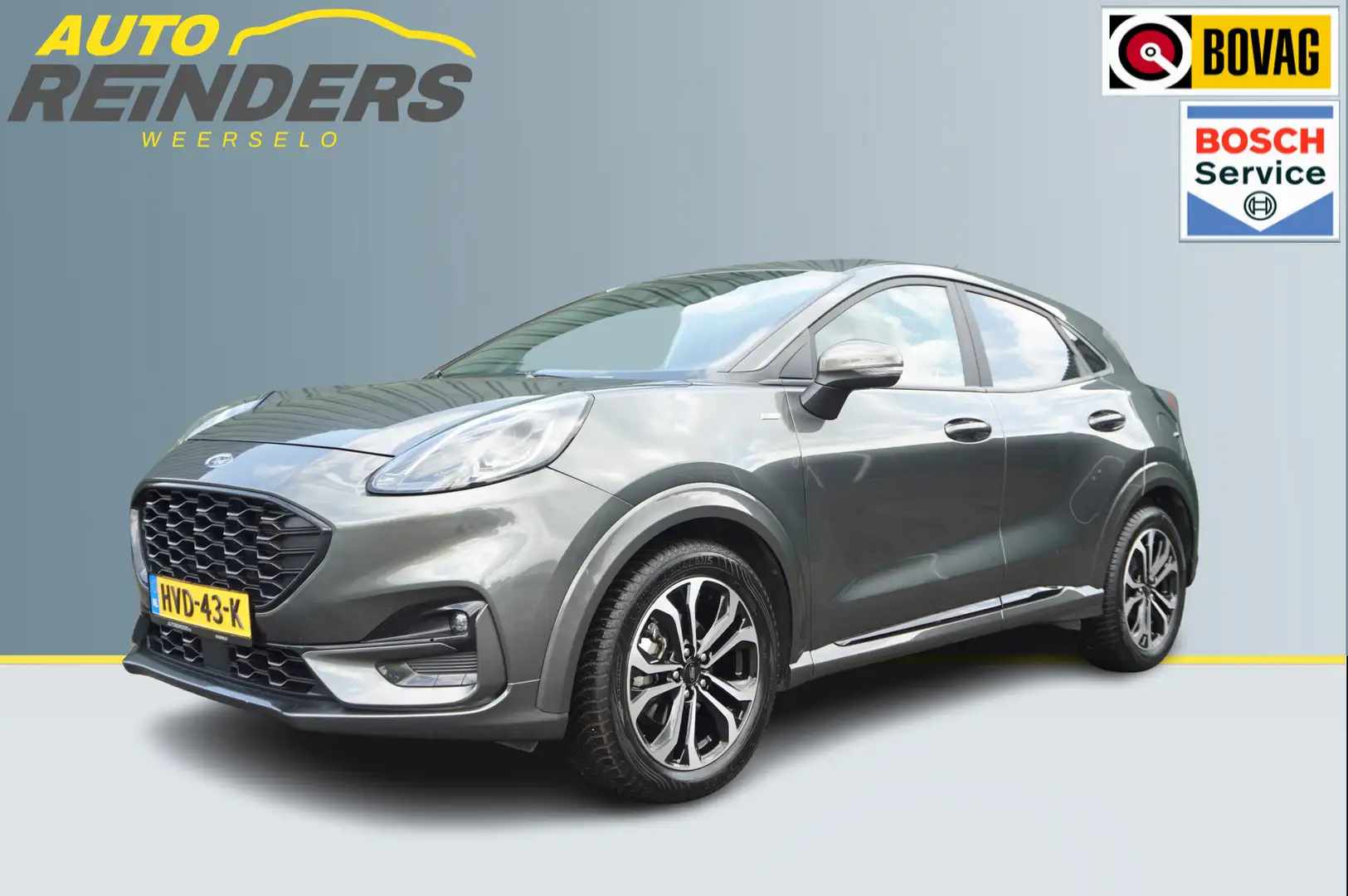 Ford Puma 1.0EcoBoost Hybrid ST-Line Automaat + Navi/ Cruise Grijs - 1