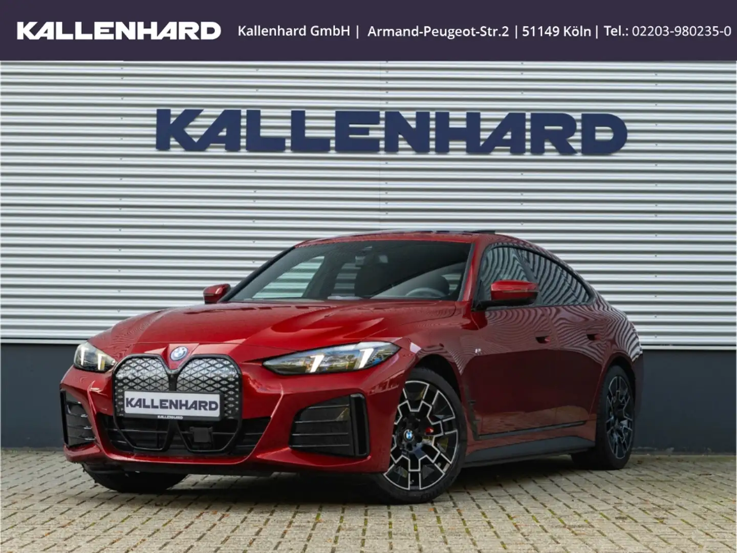 BMW i4 40 eDrive M-Sport Pro-ACC-Head-UP-DrivingAss- Красный - 2