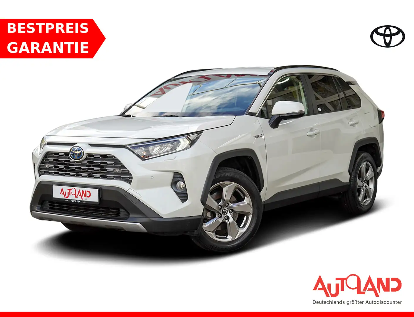 Toyota RAV 4 RAV4 2.5 Hybrid 4x2 Club LED Navi Sitzheizung Weiß - 1