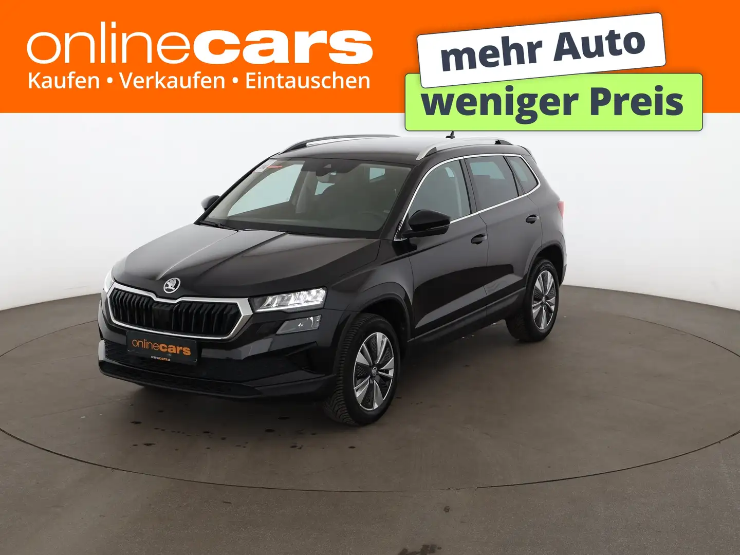 Skoda Karoq 2.0 TDI Style LED RADAR LEDER NAVI SITZHZG Schwarz - 1