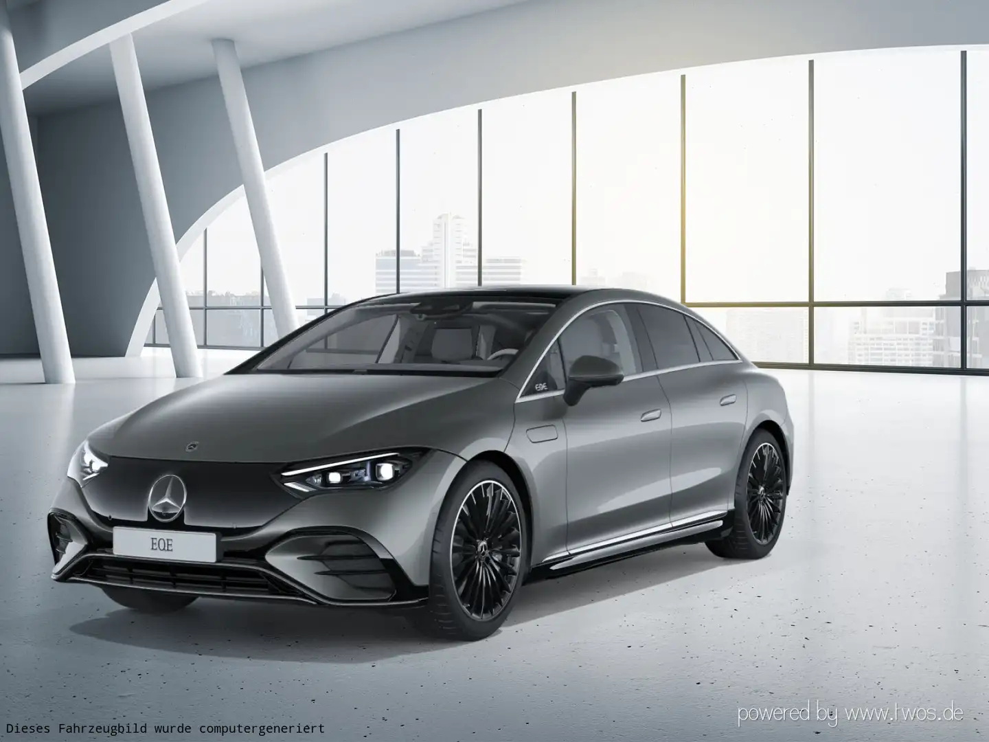 Mercedes-Benz EQE 350 EQE 350 AMG PanoDach Distro 360Ka Airmatic Sound Szürke - 2