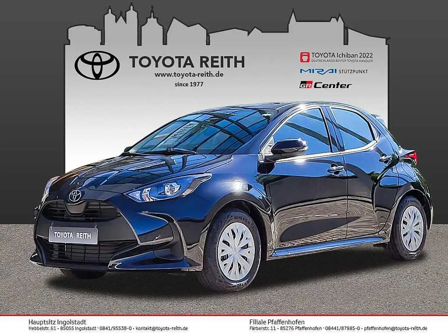 Toyota Yaris Hybrid 1.5 l CVT Business Schwarz - 1