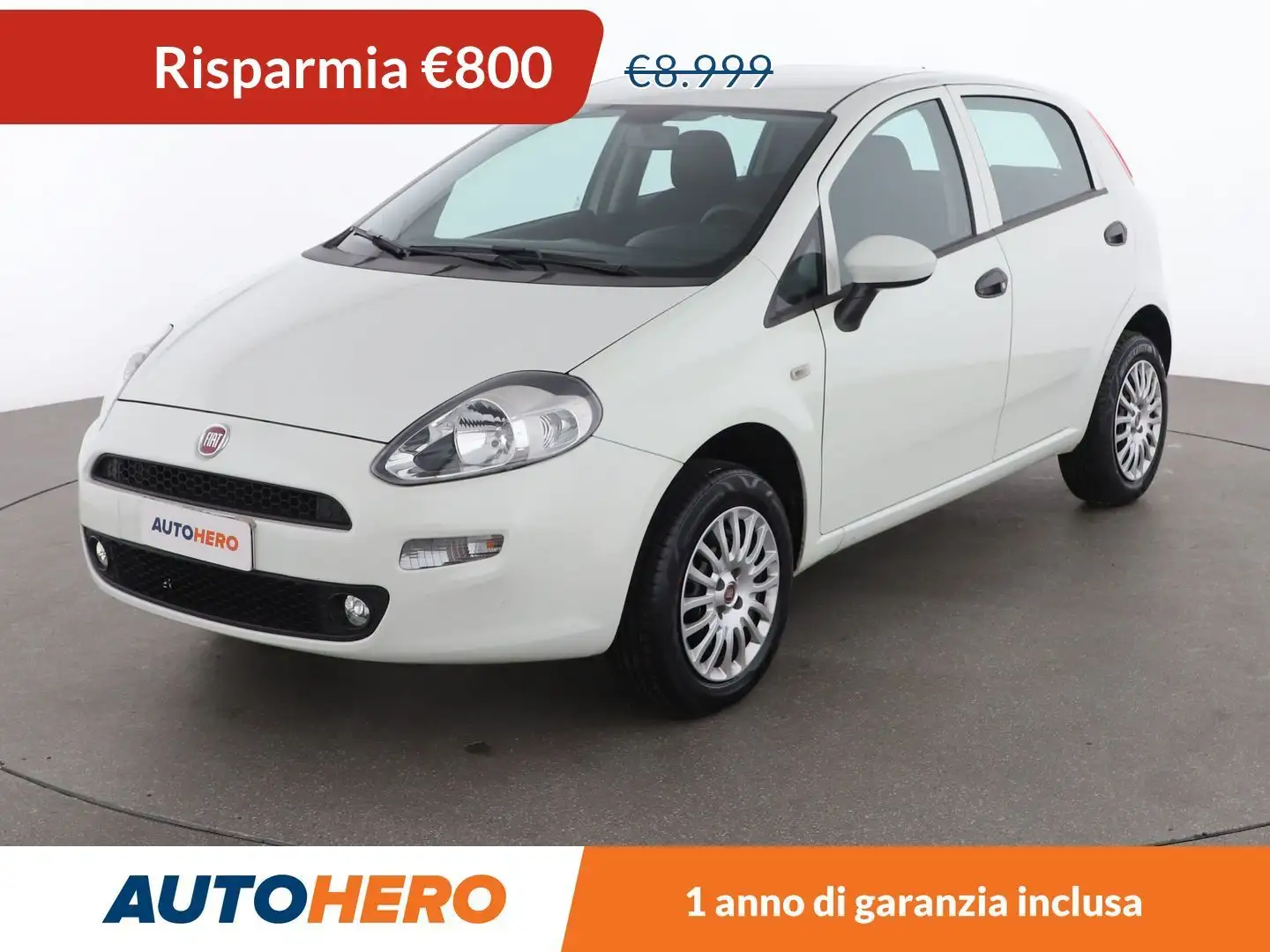 Fiat Punto 1.4 Street Blanc - 1
