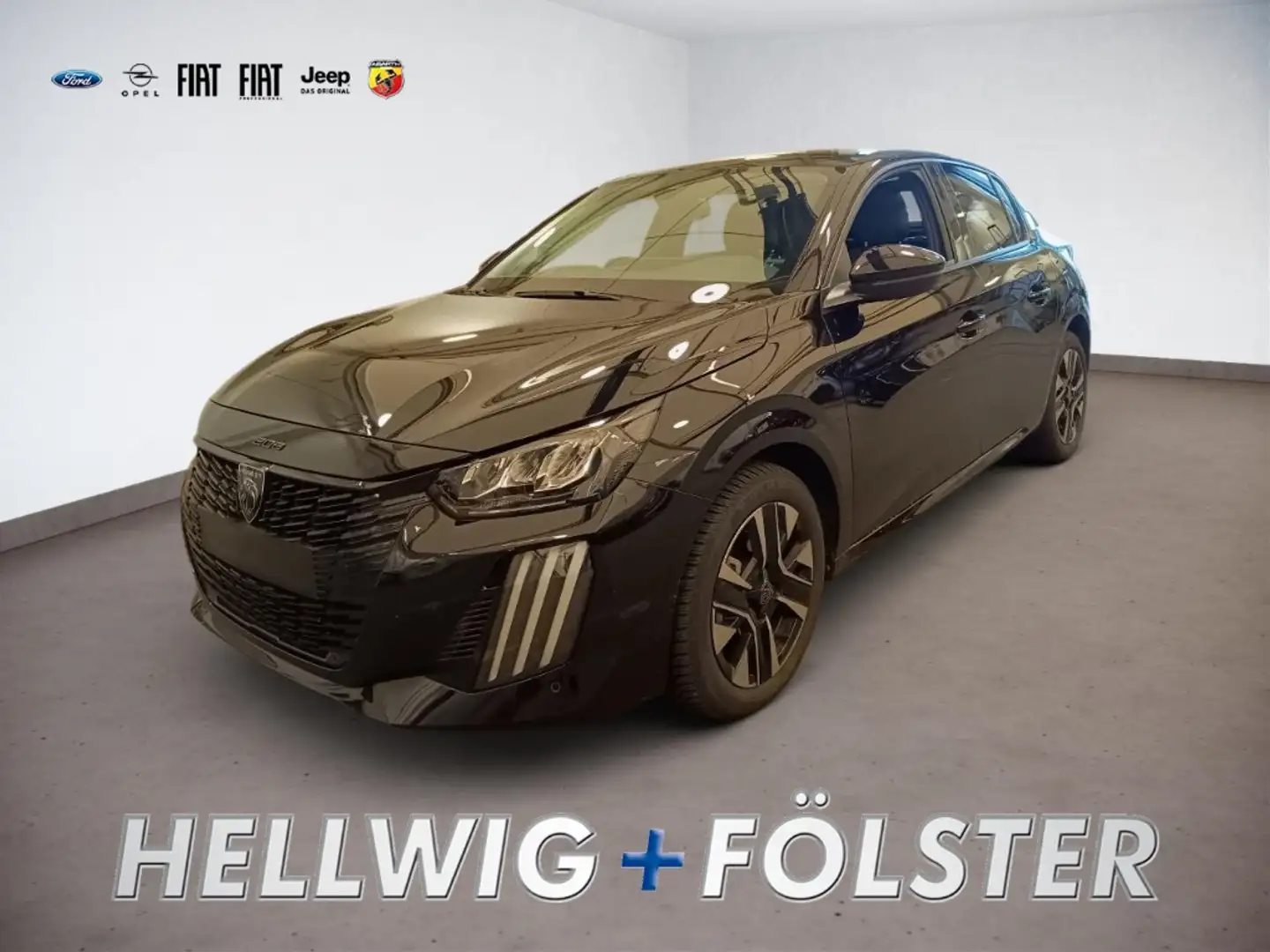 Peugeot 208 Allure AUT. PDK Carplay Schwarz - 1