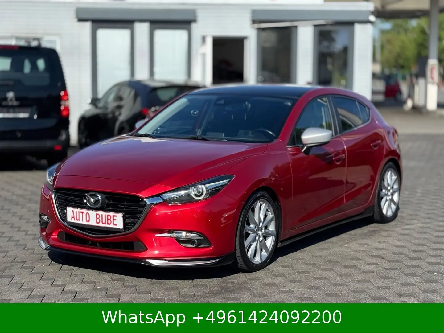 Mazda 3 Lim. Sports-Line 1.HAND!|KAMERA|HUD|BOSE|LED Rot - 2