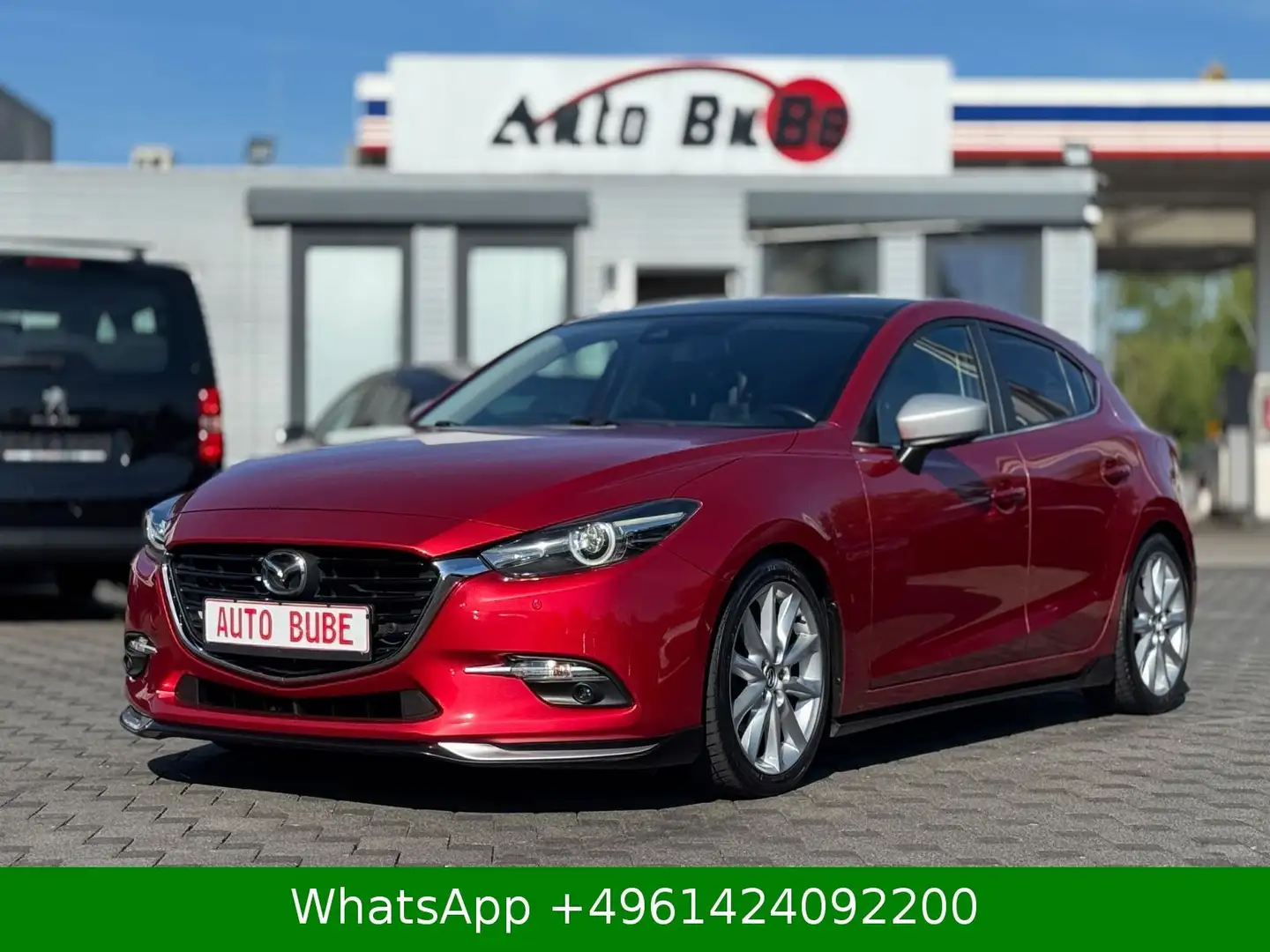 Mazda 3 Lim. Sports-Line 1.HAND!|KAMERA|HUD|BOSE|LED Rot - 1