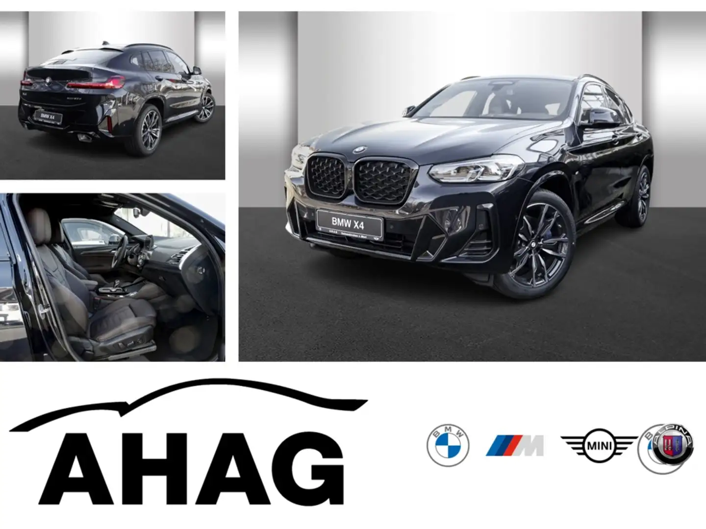 BMW X4 xDrive30d AT M Sportpaket Innovationsp. RFT Noir - 1
