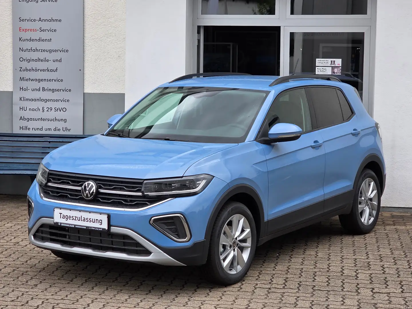 Volkswagen T-Cross Life 1.0 TSI DSG, Kamera, IQ-Light-Matrix, ACC Azul - 2