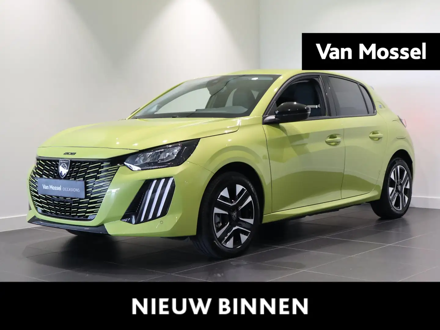 Peugeot e-208 EV E-STYLE 50 kWh P' SENSOREN VOOR ACHTER | FULL L Geel - 1