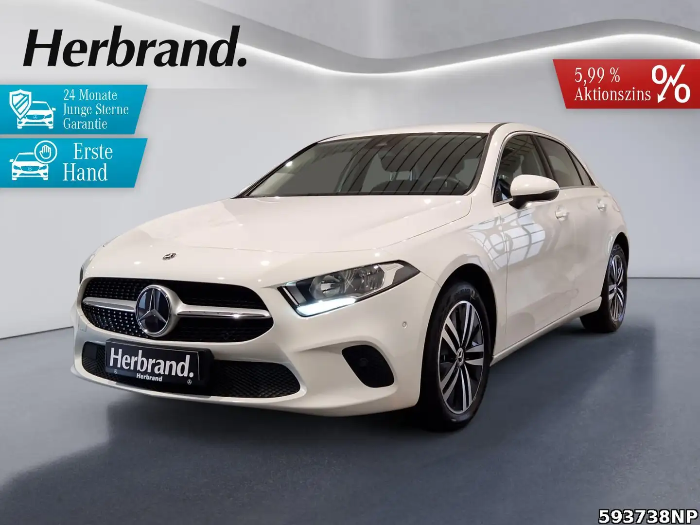 Mercedes-Benz A 250 Progressive Ambiente Kamera CarPlay DAB Weiß - 1