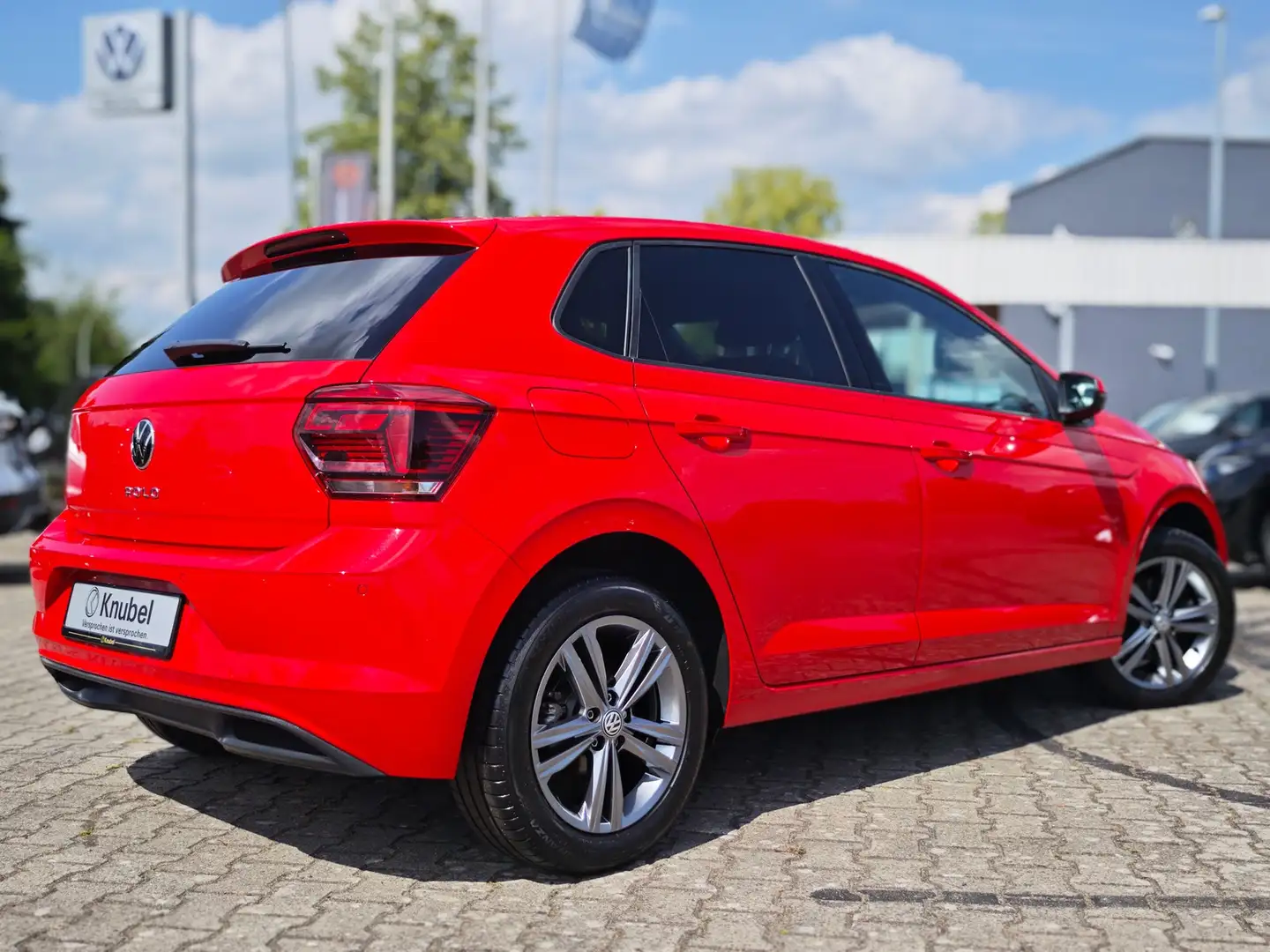 Volkswagen Polo Highline 1.0 TSI DSG LED*Nav*ACC*SHZ*PDC* Rot - 2