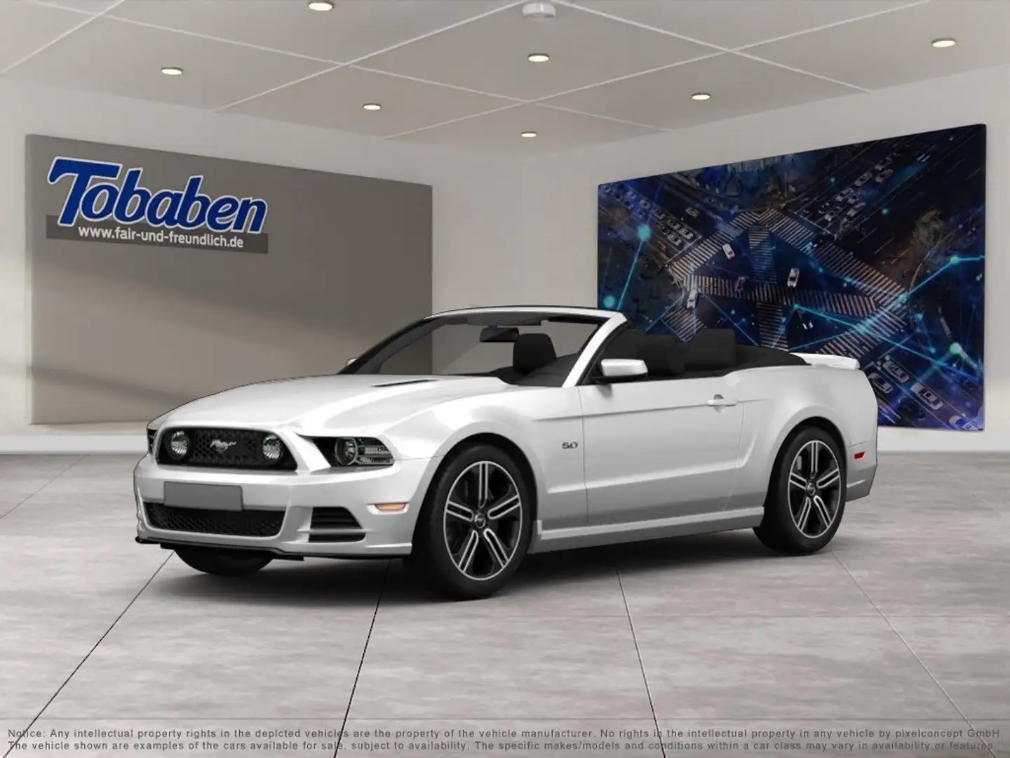 Ford Mustang Convertible 2.3 EcoBoost Wit - 1