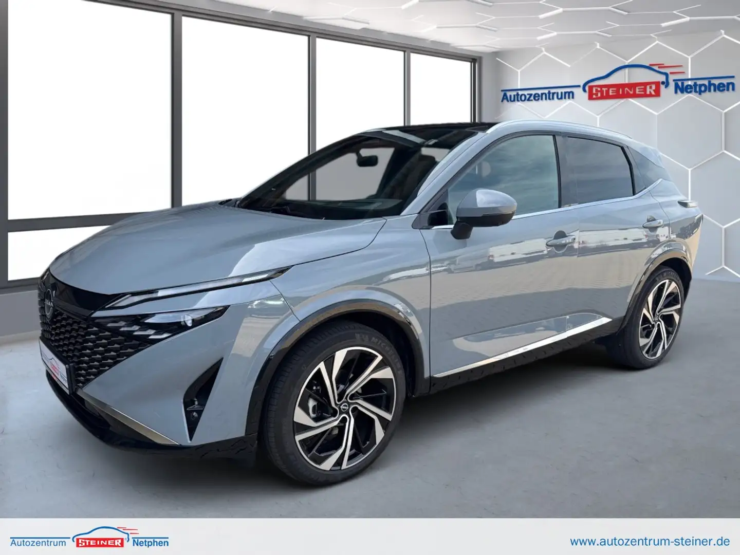 Nissan Qashqai Xtronic M-Hyb Tekna+ Pano Bose Facelift Klima Gris - 1