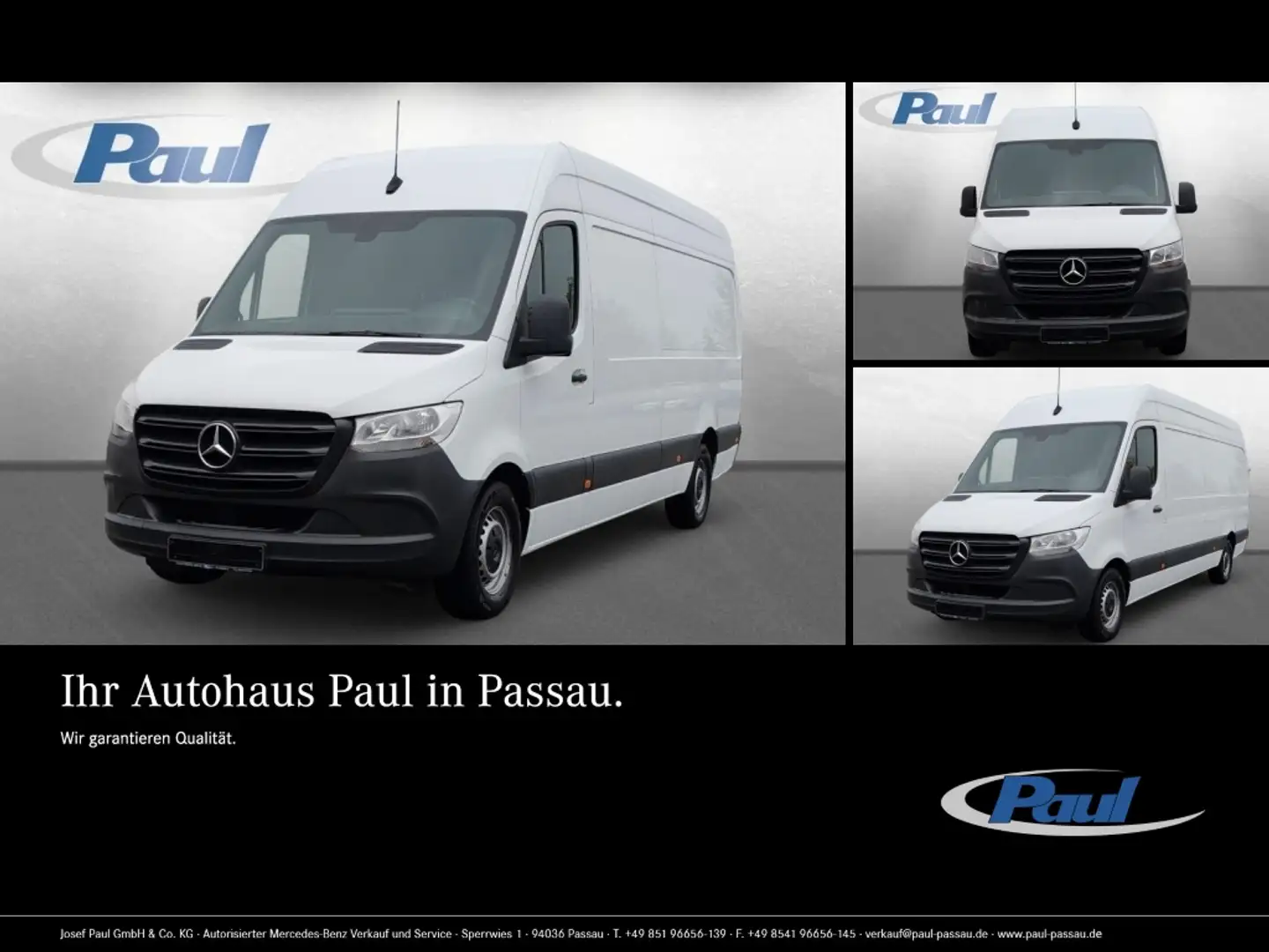 Mercedes-Benz Sprinter 316 CDI KA L3 AHK3,5t+Kamera+Klima+MBUX Weiß - 1