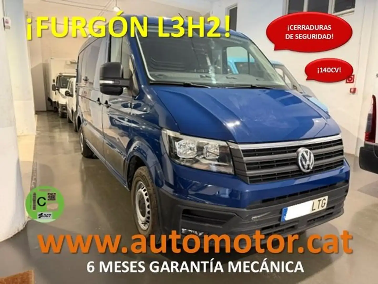 Volkswagen Crafter Furgón 30 BM TN L3H2 2,0TDI 103KW Azul - 1