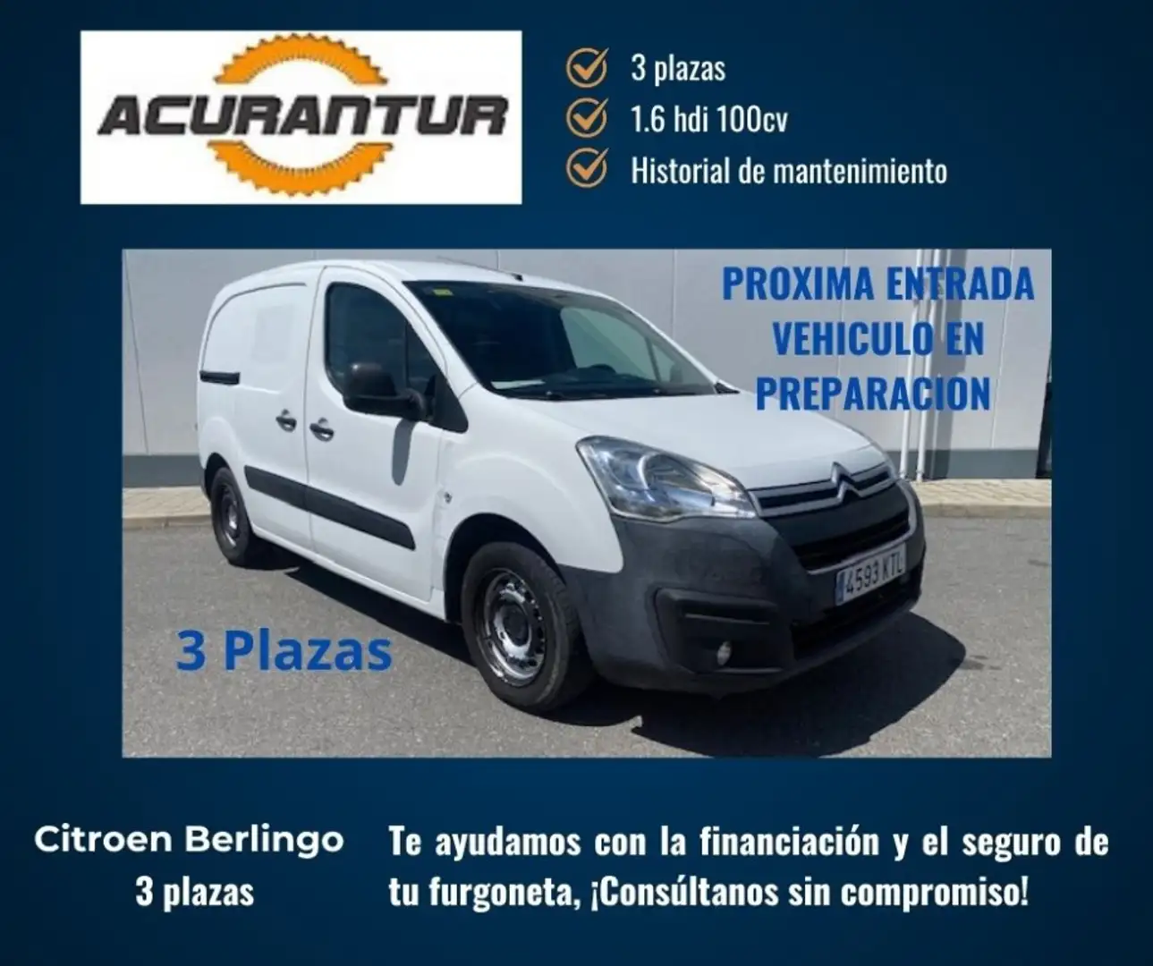 Citroen Berlingo Furgón 1.6BlueHDi 100 - 1