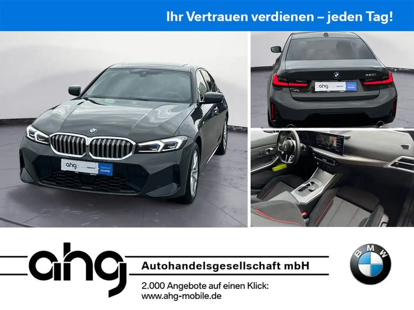 BMW 320 i Automatik M Sportpaket Innovationsp. HIFI G Grau - 1
