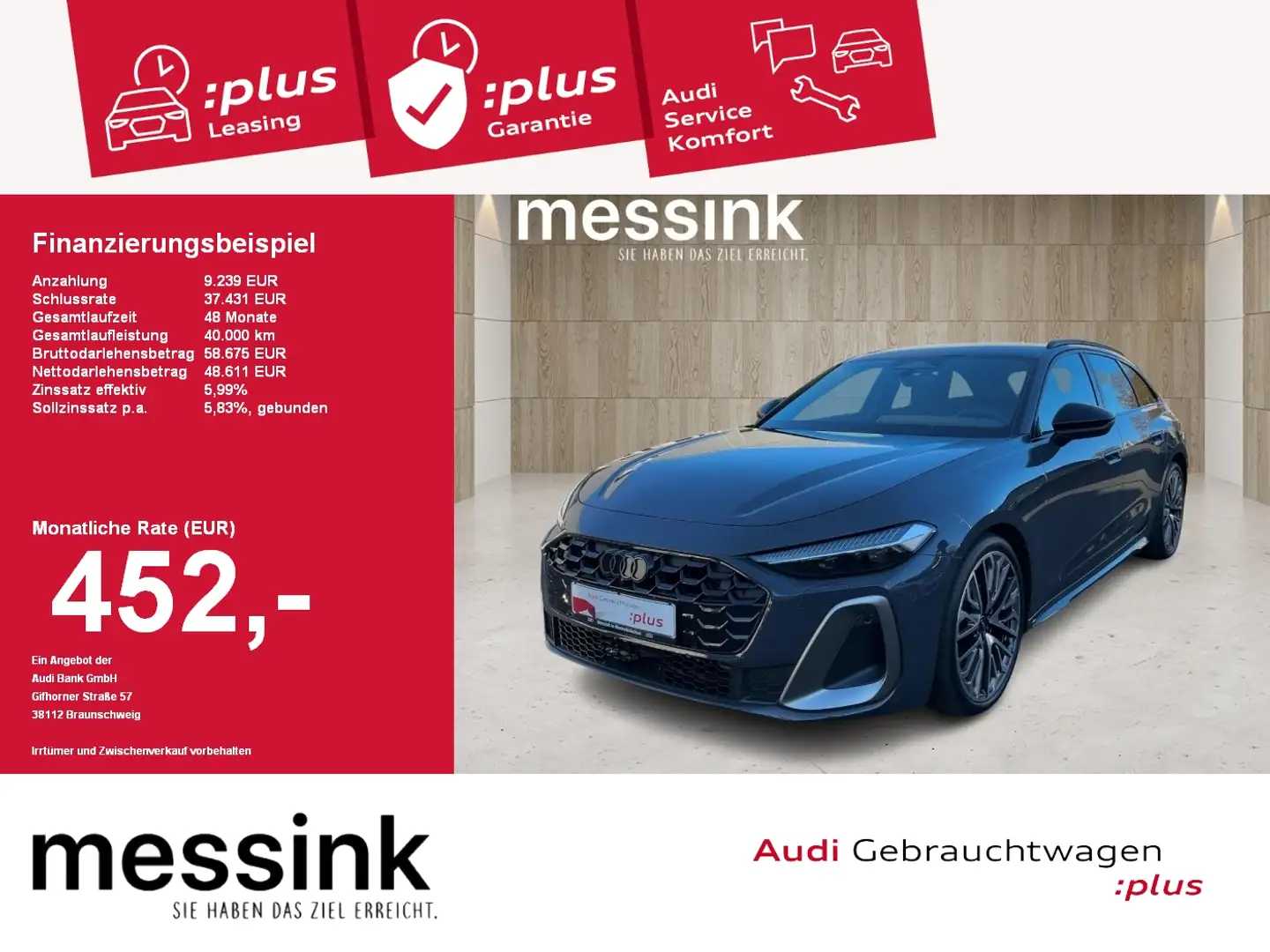Audi A5 Avant TFSI quattro 150 kW S tronic S-Line Grau - 1
