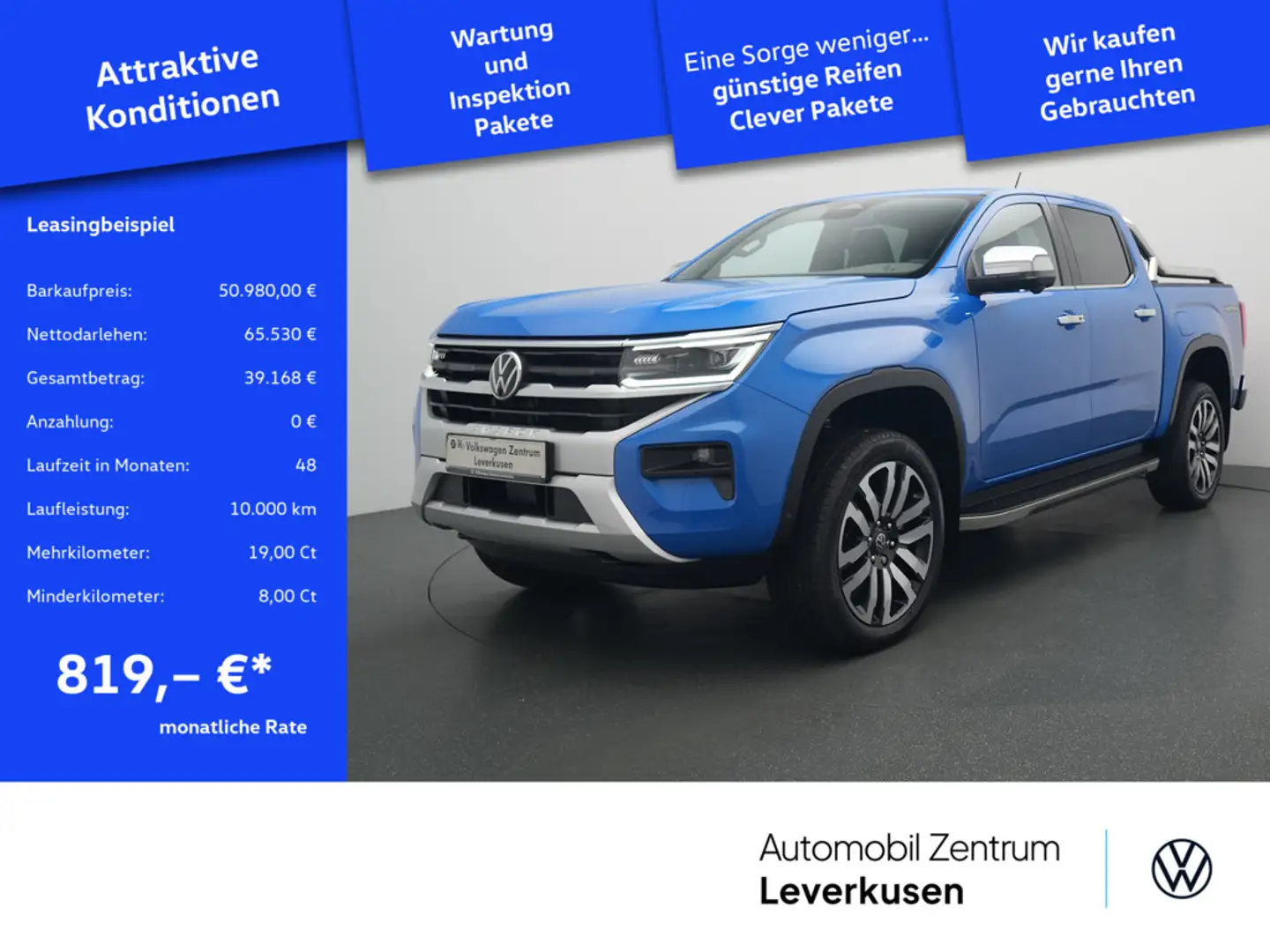 Volkswagen Amarok Aventura LEDER KAM360° SHZ PDC KLIMA ACC Schwarz - 1