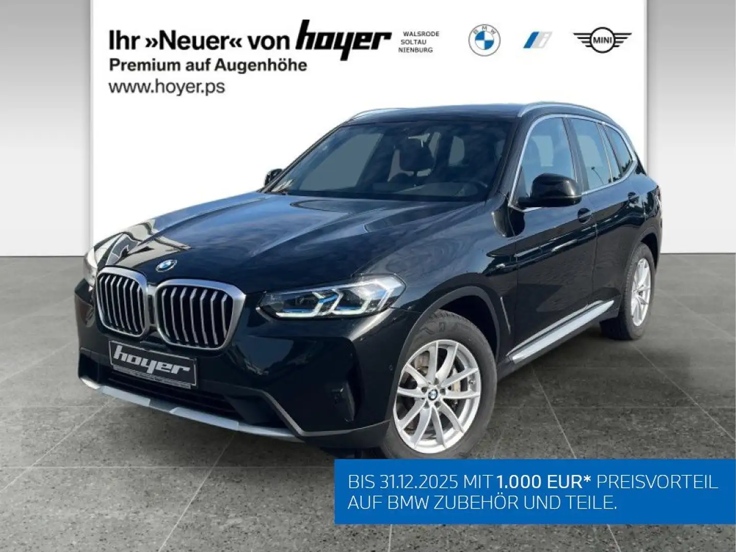 BMW X3 xDrive30d ZA HiFi DAB LED WLAN Standhzg. RFK Noir - 1