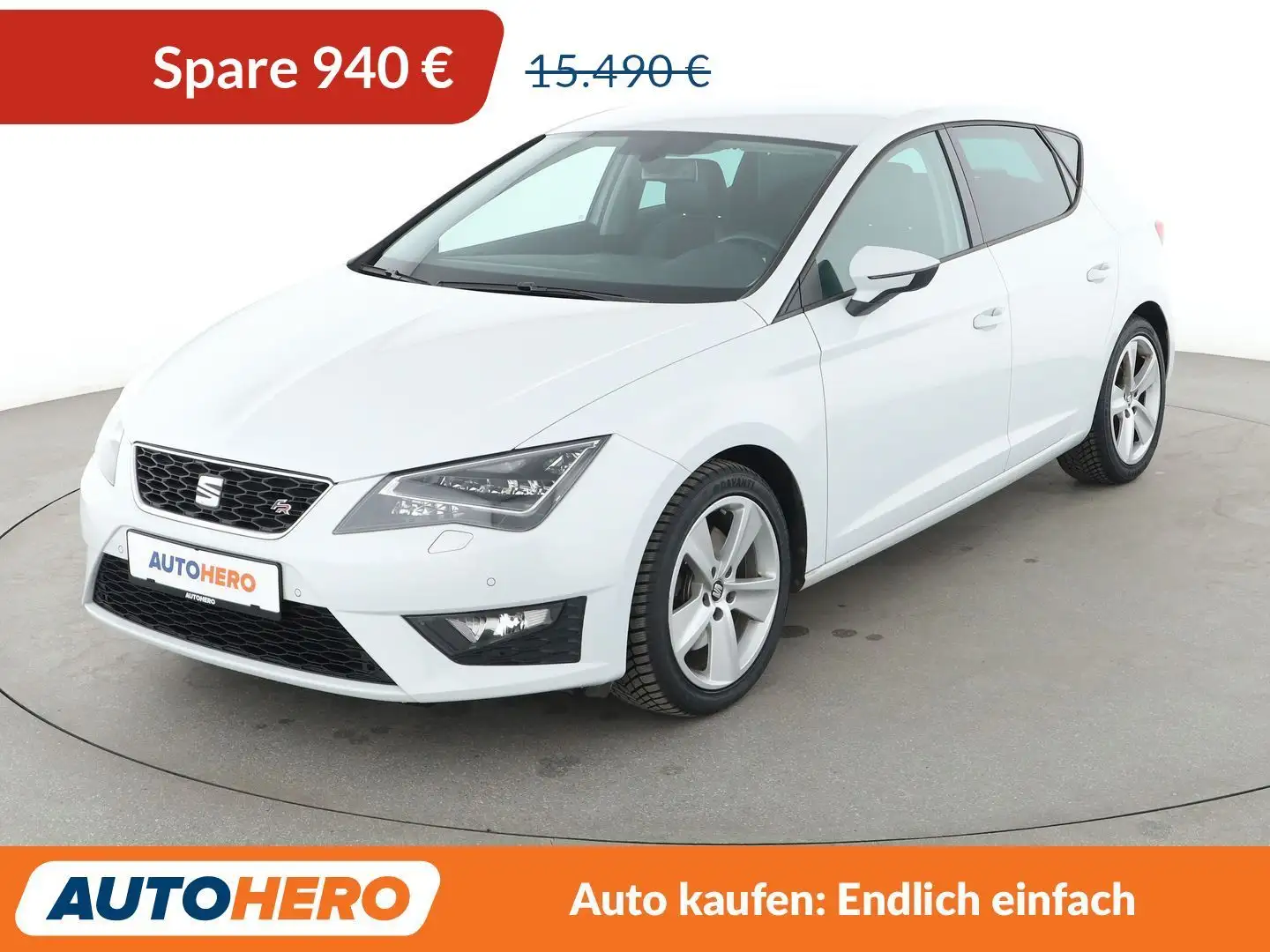 SEAT Leon 1.8 TSI FR Aut.*NAVI*LED*PDC*SHZ*TEMPO*KLIMA* Weiß - 1