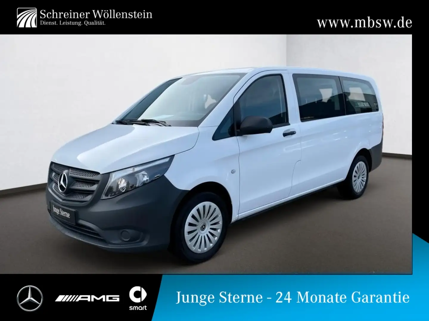 Mercedes-Benz Vito 114 Tourer PRO Lang *DAB*AUT*Navi*RKam Blanc - 1