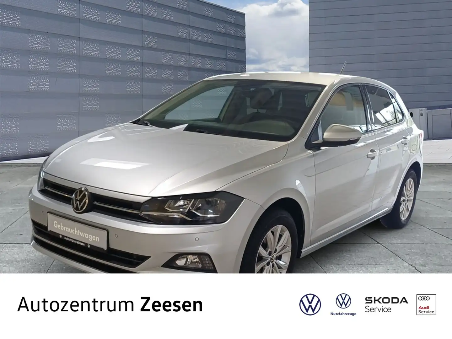 Volkswagen Polo 1.0 TSI Highline OPF DSG+USB+DAB+BAA+MFA+RS Klima Silber - 1