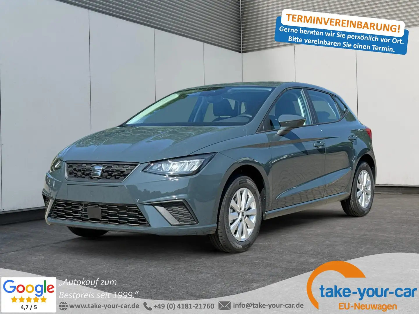 SEAT Ibiza 1.0 MPI Style - LED+DAB+PDC+GRA+Touchscreen 59 ... Blue - 1