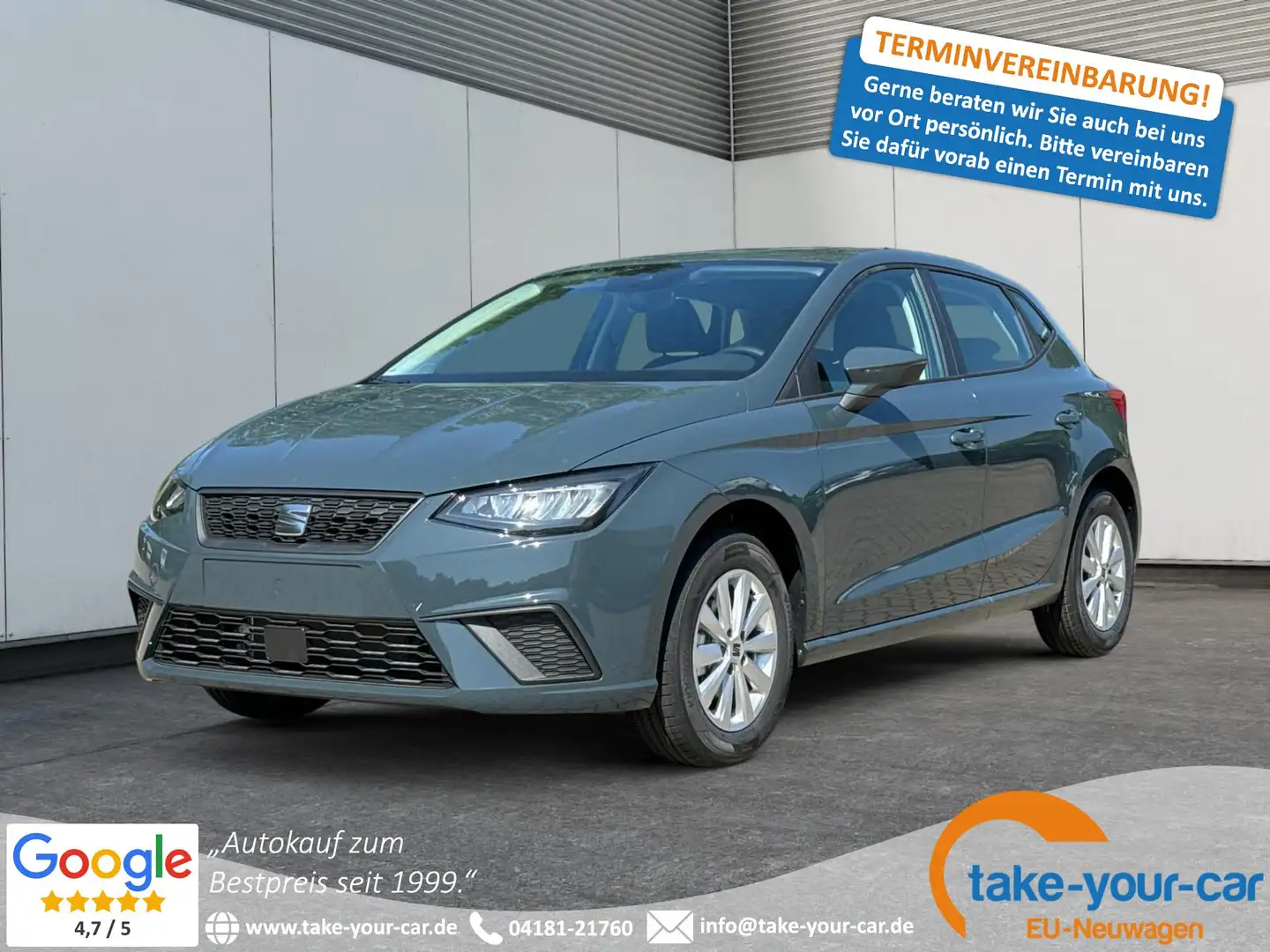 SEAT Ibiza STYLE +LED+DAB+PDC+GRA+Touchscreen 1.0 MPI 59 k... Blau - 1