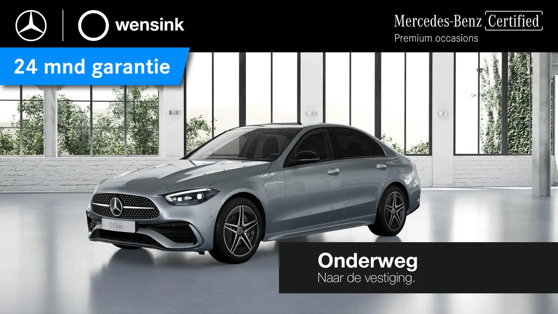 Mercedes-Benz C 300 e star Edition AMG Line | Night | Panoramadak | Tr Grijs - 1