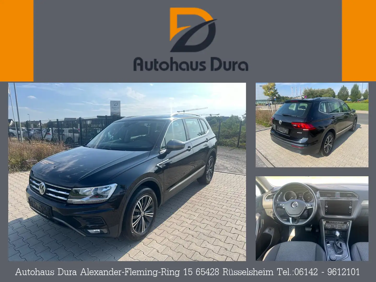 Volkswagen Tiguan Allspace 2.0 TDI Comfortline 4Motion Aut. Noir - 1