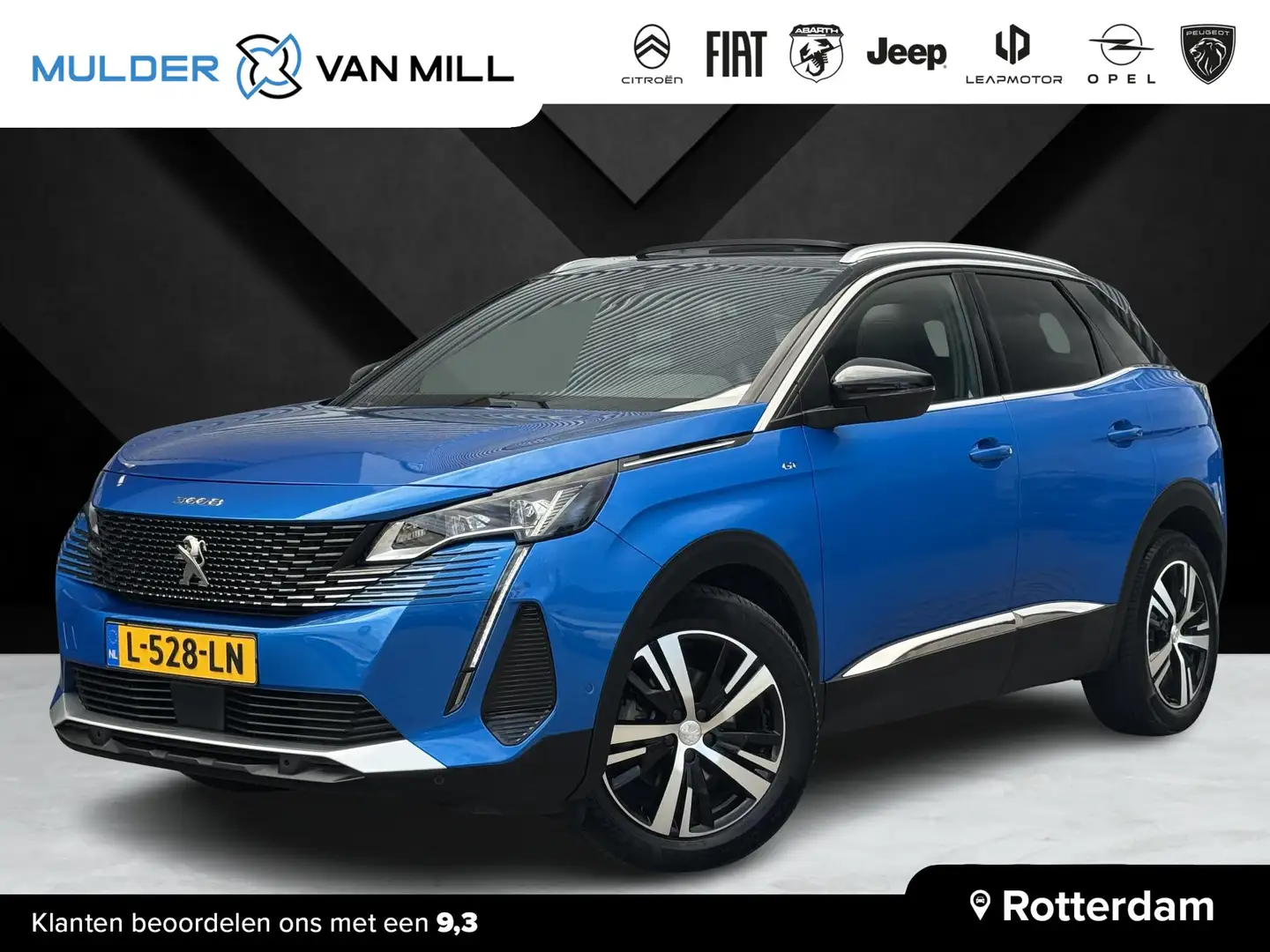 Peugeot 3008 GT 1.2 Turbo 130pk EAT8 | SCHUIF/KANTELDAK | ELEKT Blauw - 1